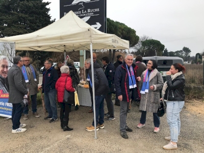 Frédéric Frizet rencontre les aubignanais 